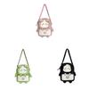 Kawaii Bear Phone Bag Nylon Cute Shoulder Purse For Girls And Teens