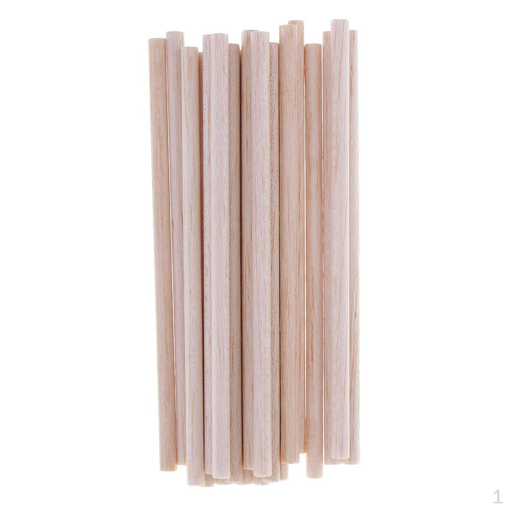 

Unfinished Balsa Wood Slices Pin Accessories Puzzle 20pcs 120mm