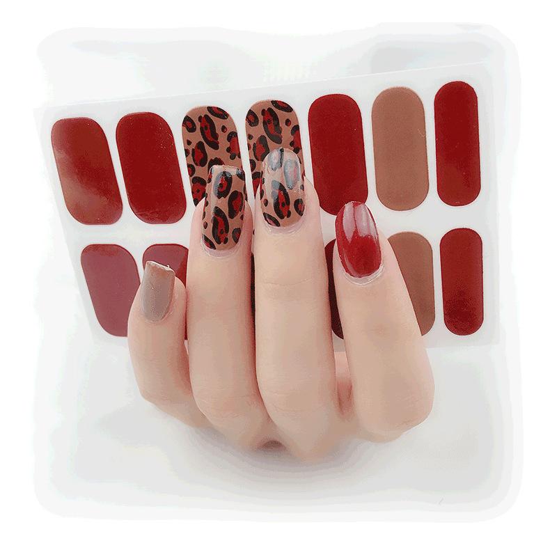 Nail Art Stickers Small Fresh Nail Art Stickers Leopard Print Nail Stickers Nail Stickers