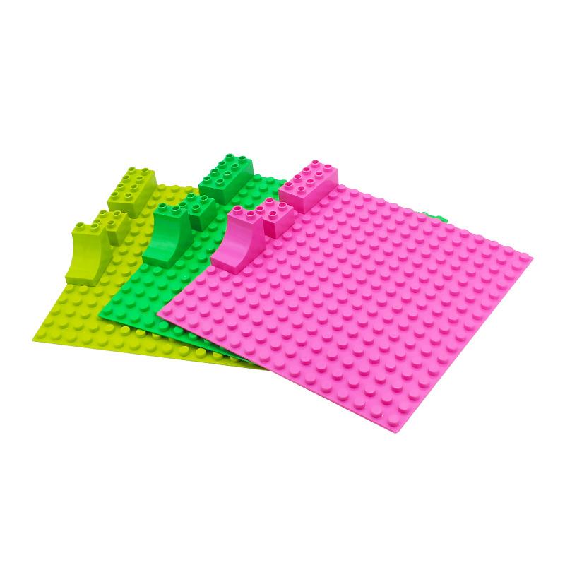 256 Dots Large Particle Building Blocks Baseplate DIY Bricks Base Plate Construction Accessary Toys For Children Christmas Gifts