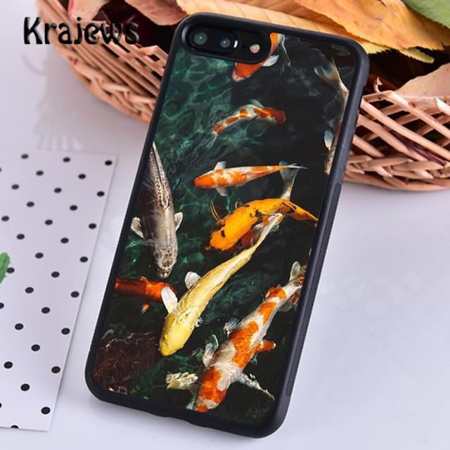 KOI CARP FISH For iPhone 17 Air 16 Phone Case Cover 15 14 plus 12 13 pro max coque Shell Fundas