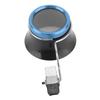 10X Jewelry Loupe Magnifier Repair Tool Portable Aluminum Alloy Jewelry Eye Loupe Pocket Magnifying Glass Blue