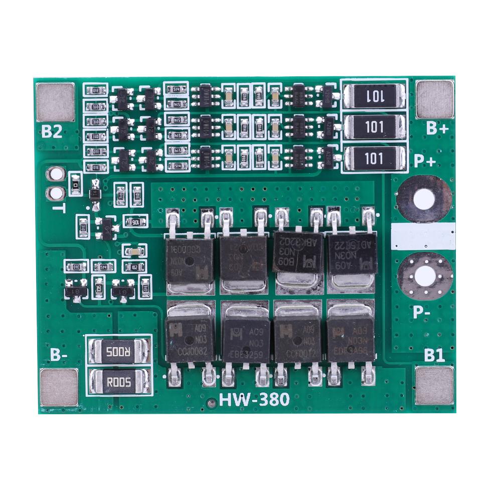 Battery Board Module 3S/4S 5A 10A 20A 25A 40A 60A Li-ion Lithium Ion Battery Charger Protection Board 18650 BMS for Drill Motor