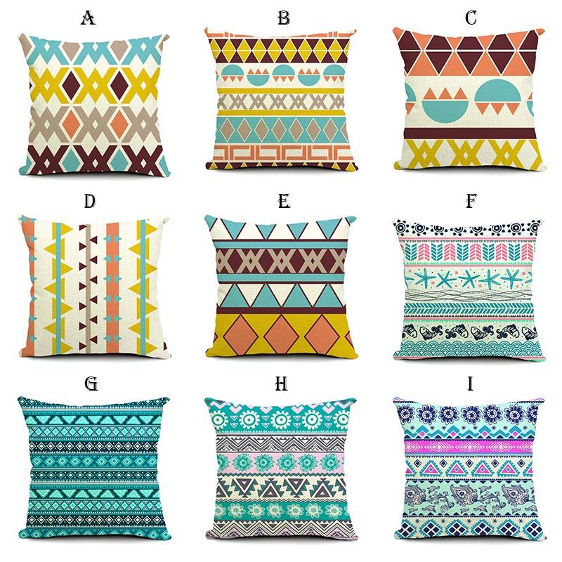 Premium Cotton Linen Bohemia Style Waist Throw Pillow Case For Stylish Home Decor