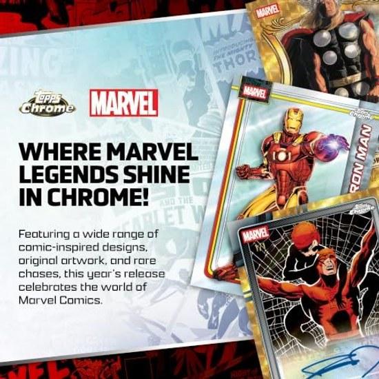 2026 Topps Chrome Marvel Comics Factory Direct Value Box