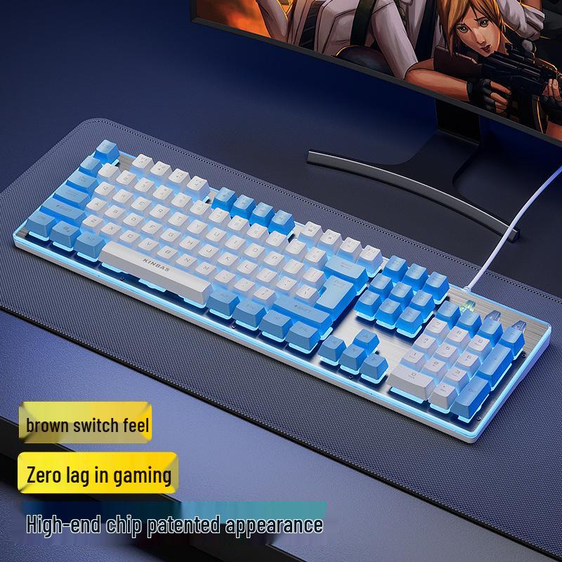 Mechanical Wired/Wireless Gaming Keyboard, Mouse, & Headset Set