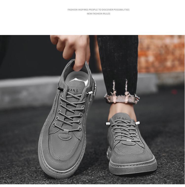2024 Spring Men's Breathable Sneakers: Trendy, Casual Slip-On Sports Shoes