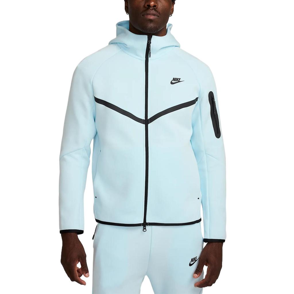 Nike Tech Full-Zip Windrunner Hoodie Glacier Blue Men Tops HV0949-474