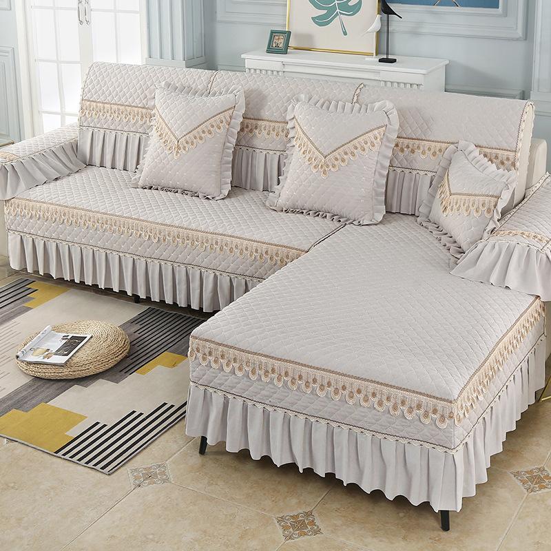 

Универсальный чехол для диванной подушки из синели, нескользящий чехол на сиденье, защищающий от кошачьих царапин, Home Four Seasons Armrest Towel 60 90