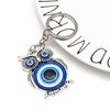 Hanger Gift Blue Evil Eye Owl Lucky Charm Car Pendant Car Accessories Car Keychain Fashion Jewelry