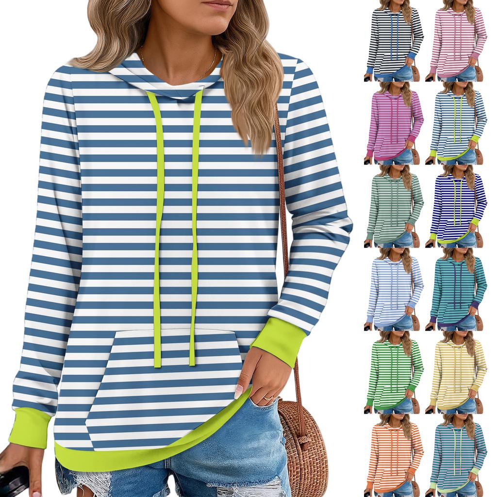 Womens Pullover Hoodies Teen Girls Fashion Hooded Sweatshirt Womans Fall Tunic Top