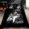 Dream NS Skeleton Bedding Set Linens Duvet Cover Quilt Comforter Pillow Case 3D Red King Halloween Bedroom Decoration