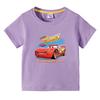 Potdemiel Summer Disney McQueen Car Kid Shirts Boys T-shirt Short-sleeved for Children's Baby Tee Clothes Kids Tops