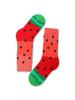 2 pair of mid-calf unisex socks in a novelty ice cream design, a unique and interesting festive gift.