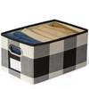 Bedroom Retro Solid Color Storage Box Fabric Printing Animal Pattern Clothing Storage Box Drawer Storage Box