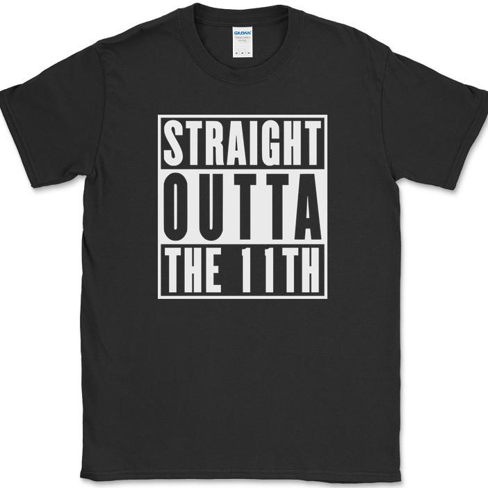 Straight Outta The 11TH Wing AF T-Shirt Funny Air Flying Pilot Force Gift Tee