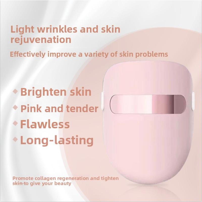 New Beauty Mask Colorful LED Light Beauty Instrument Face Mask Beauty Household Photon Rejuvenation Instrument Introducer