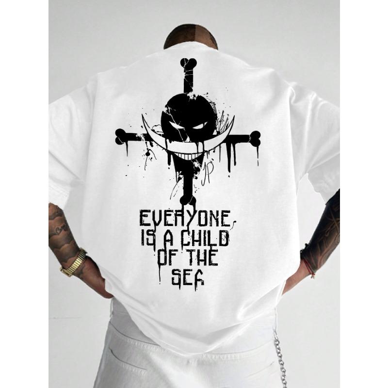Animation Derivatives Edward Newgate Printed Short Sleeve T-Shirt Men's and Women's 2025 Summer New Fashion Cotton Top