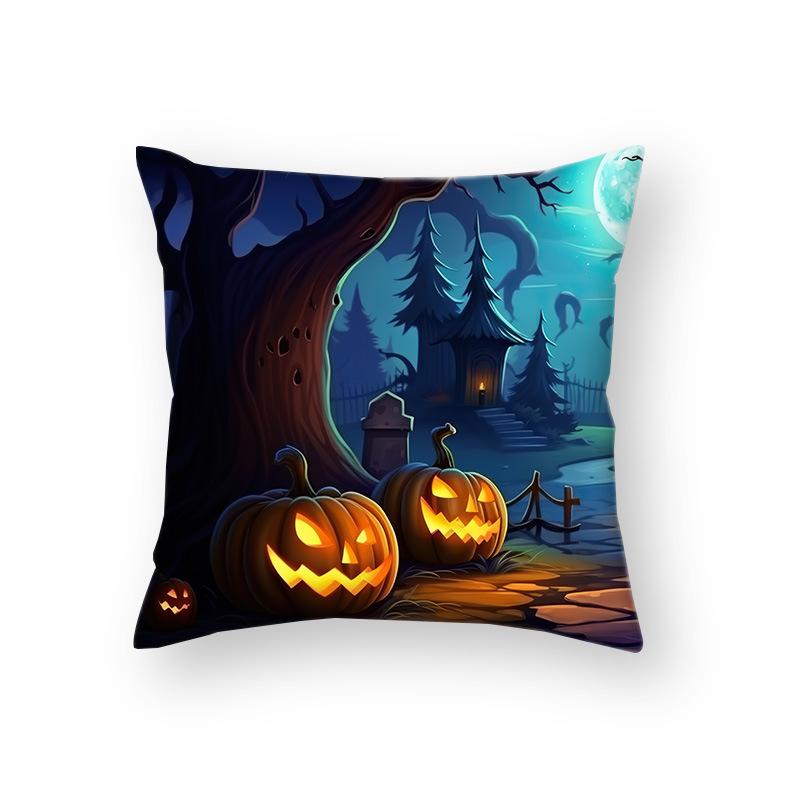 Neue Kürbis Halloween Dekoration Cartoon Kissenbezug Feiertag Wohnzimmer Sofa Schlafzimmer Bettseite Rückenkissen