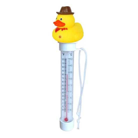 Floating Pool Thermometer Easy To Read Duck Design Water Thermometer for Outdoor Indoor Swimming Pools Spas Hot Tubs Aquariums