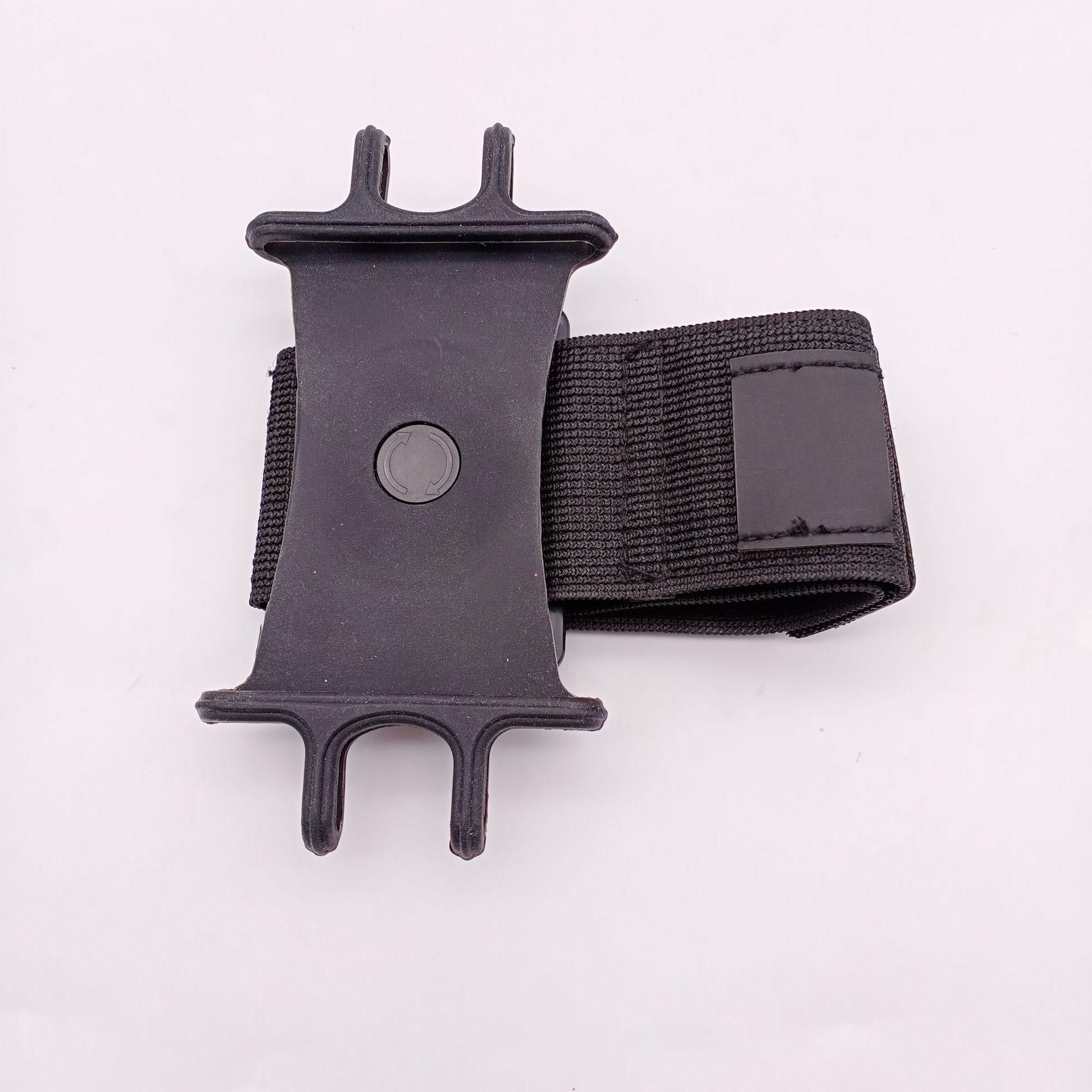 

Вращающийся силиконовый нарукавник-браслет для телефона для бега и спорта Wrist Band чёрный