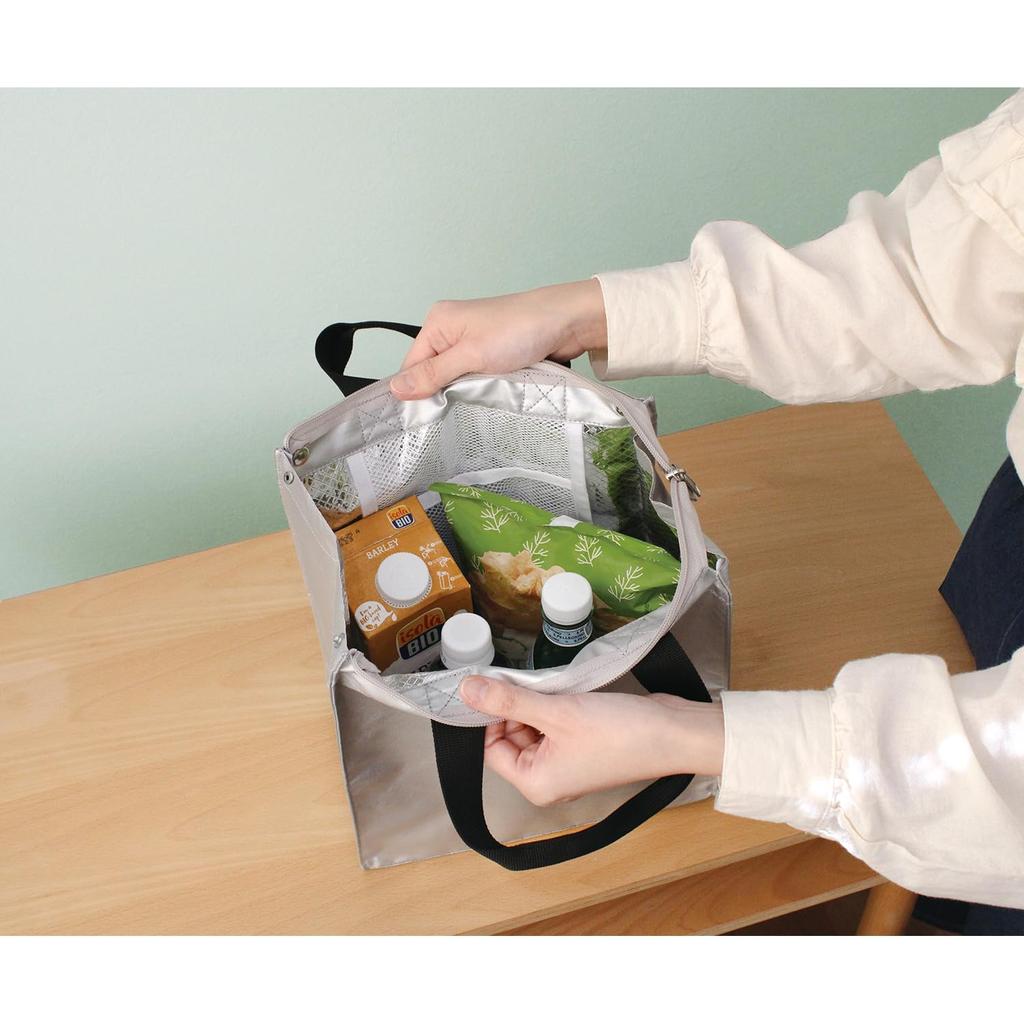 El Commune Insulated Lunch Tote, Lecherche, Large, Brown, EBA-802