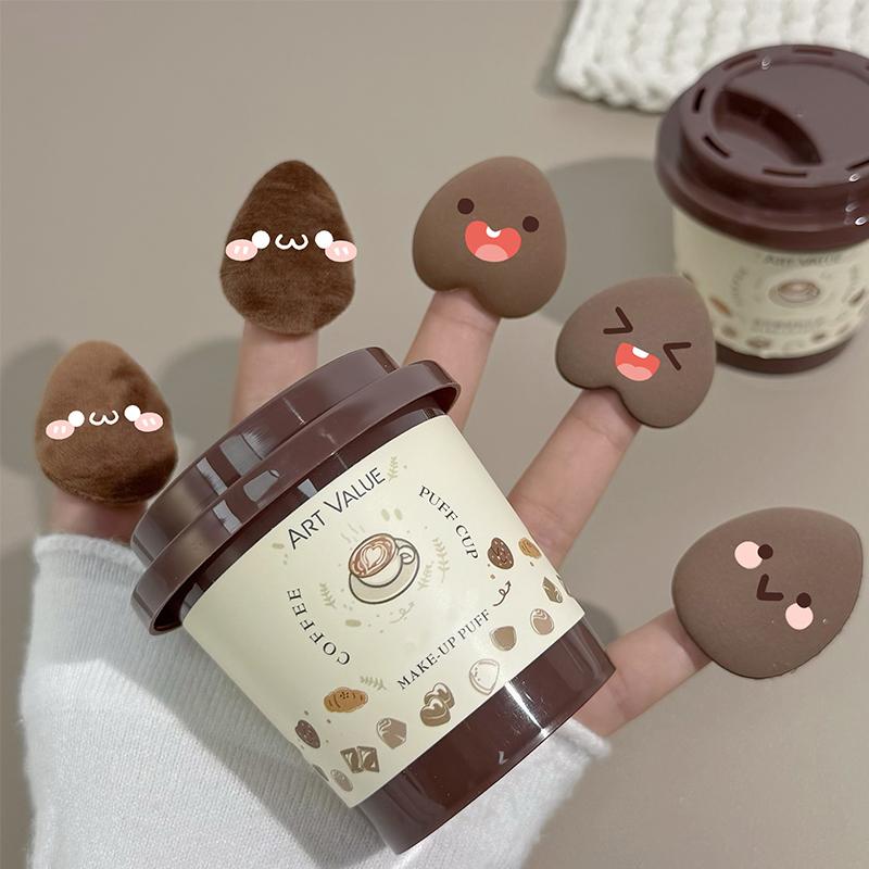 Měkká pudrová labutěnka šetrná k pokožce Neabsorbující make-up pro bezchybné dlouhotrvající líčení Houbička