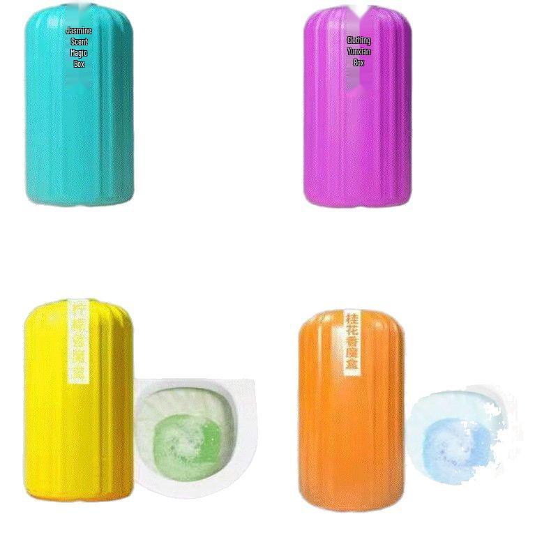 Blue Bubble Aromatic Toilet Cleaner & Deodorizer - Descaling Toilet Magic Box Gadget