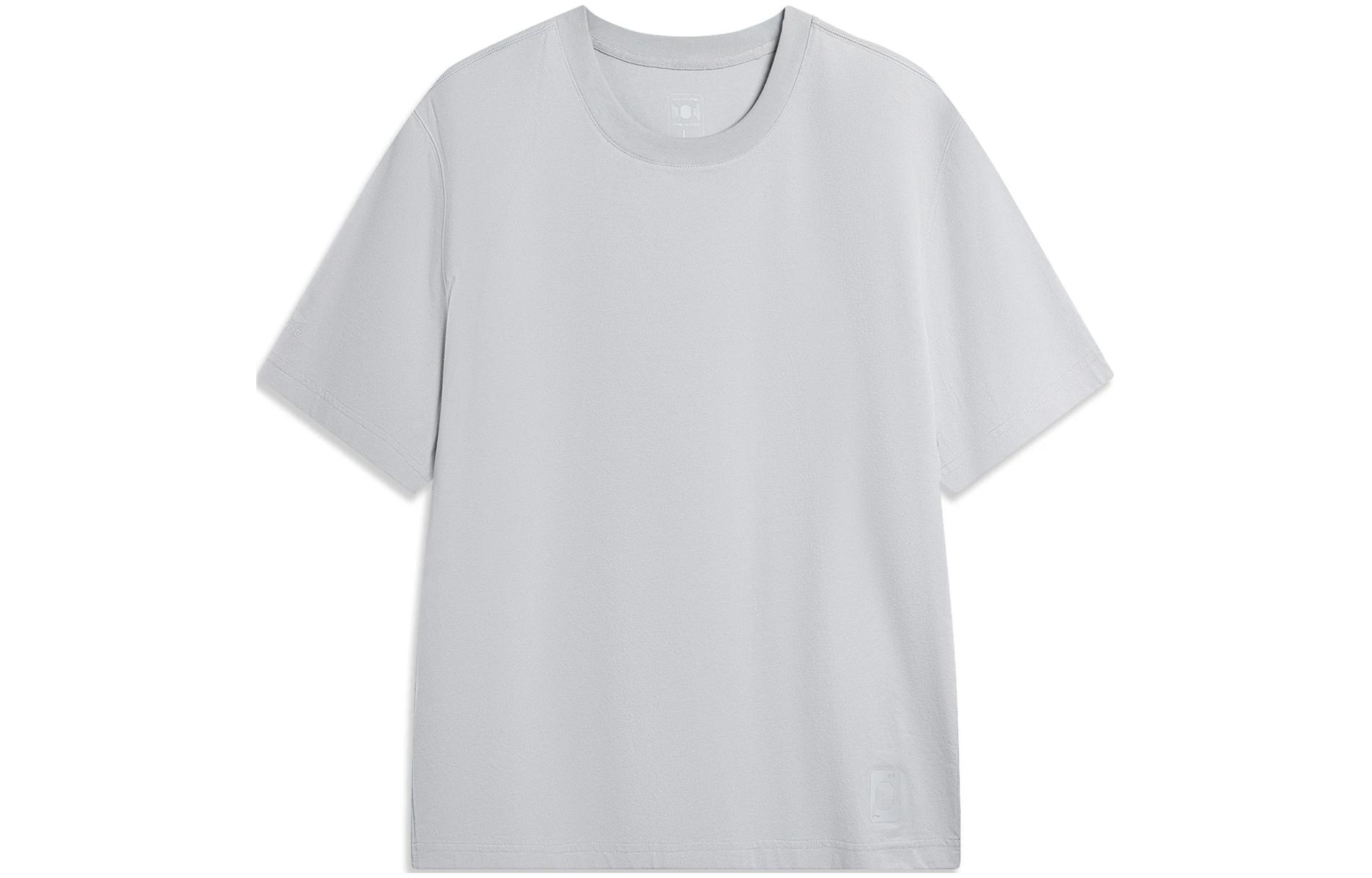 Li Ning T Shirt Men s Ultimate Gray AHSU297-3 S