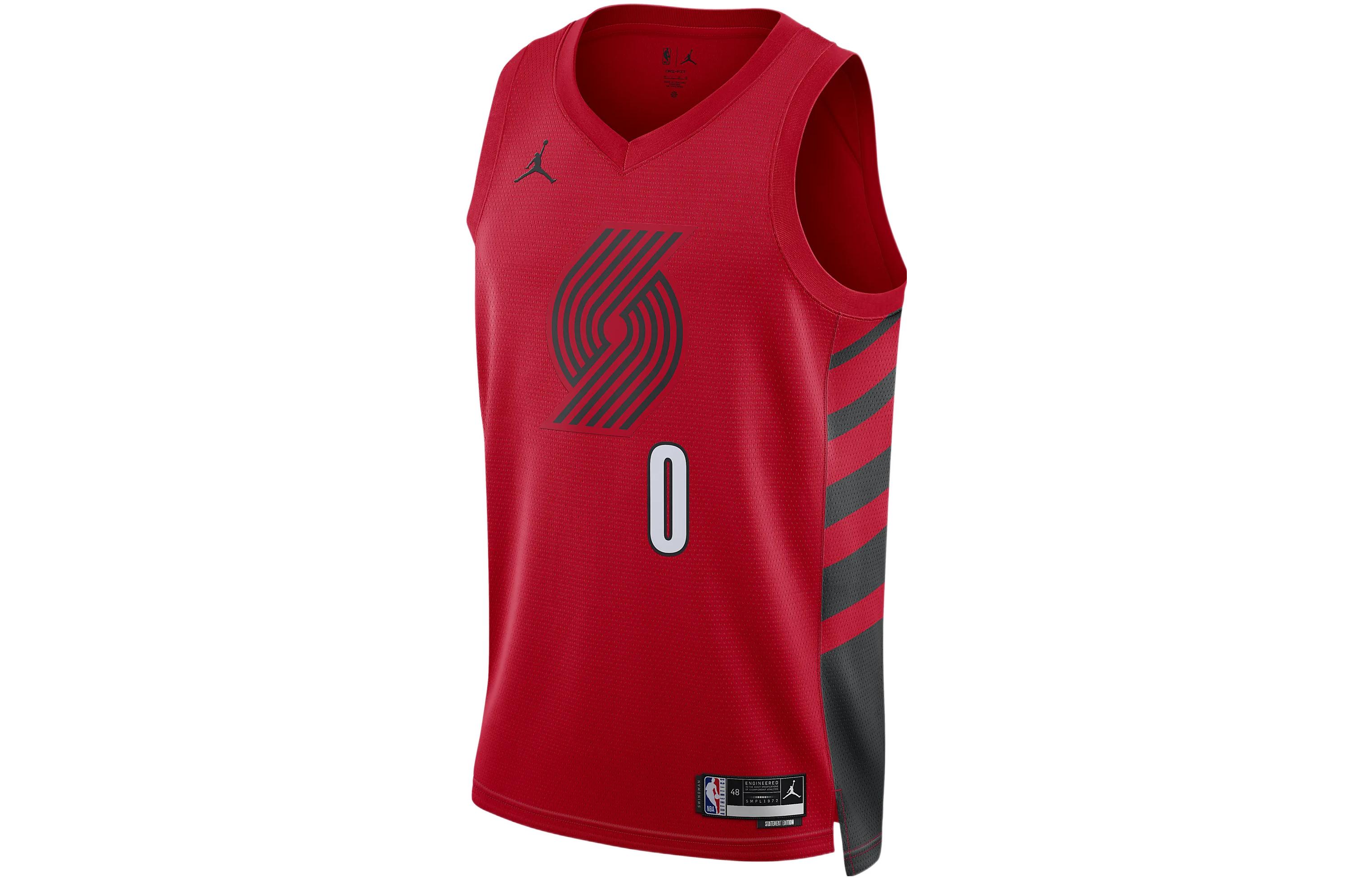 Баскетбольные майки Jordan Мужские Красный Умеренный Другие DO9541-657 XL