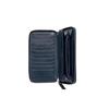 Gucci Monogram Logo Embossed Leather Long Zipper Wallet Men Wallets Dark-Blue Navy-Blue 447906-CWC1R-4009