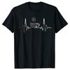 Funny Heartbeat Coffee Graphic Tshirts Men Womens Fashion Casual Tshirt 100 Cotton Loose Oversized Coffee Cup T Shirt