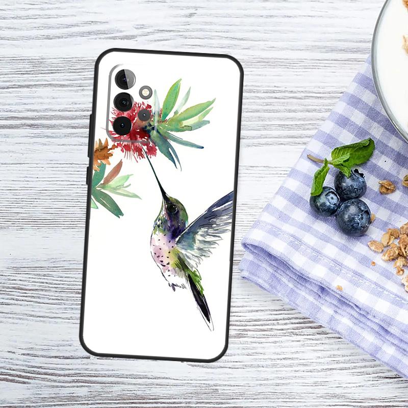 Hummingbird Cover For Samsung Galaxy A15 A25 A35 A55 A53 A33 A13 A52 A32 A12 A51 A71 A14 A34 A54 Case