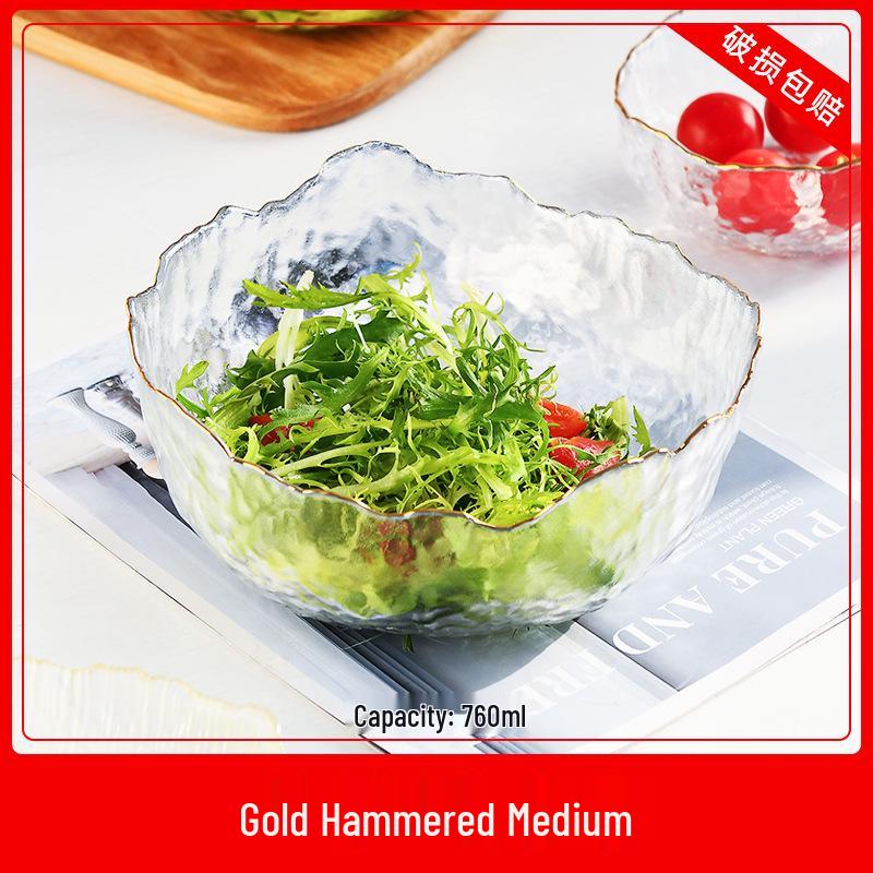 2024 Luxury Glass Fruit Plate for Living Room Coffee Table - Ideal for Snacks and Dried Fruits