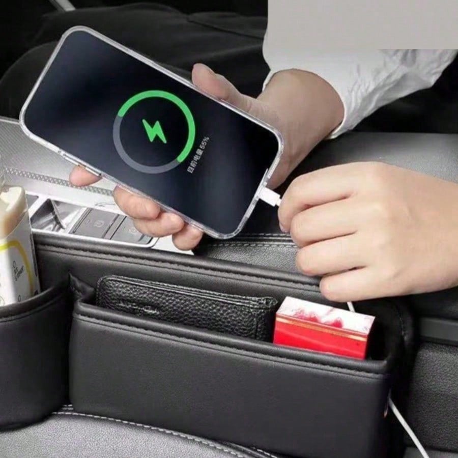 Car driver's seat gap storage box, car seat gap storage box, car interior center console decoration storage bag