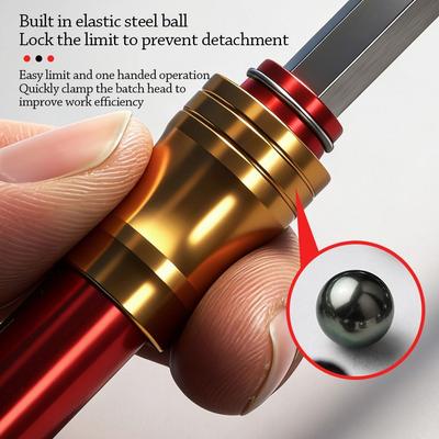 Self-Locking Sleeve 3-in-1 Socket Bit Set Universal Quick Connect Screwdriver Head Screwdriver Bit Holder Strong Magnetic