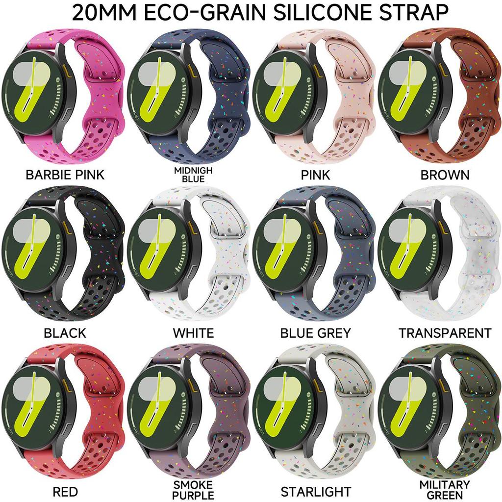 18mm 20mm 22mm Armband für Samsung Galaxy Watch 7 6 5 4 40mm 44mm 6Classic Silikonarmband für Huawei Watch GT5 4Pro 3 46mm Band