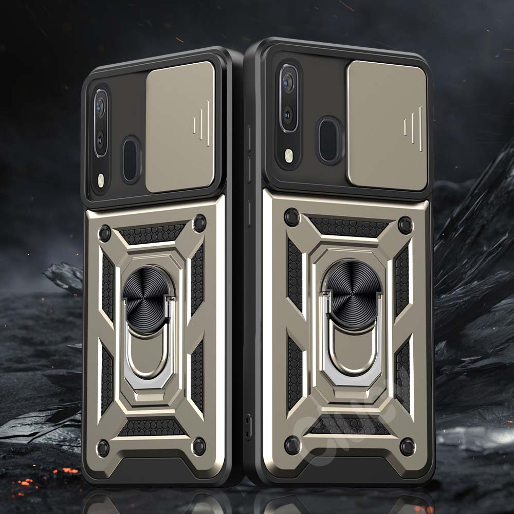 Shockproof Armor Case For Samsung Galaxy A50 A30 A20 A73 A72 A53 A33 A13 A21S A31 A32 A22 Car Magnetic Holder Ring Protect Cover
