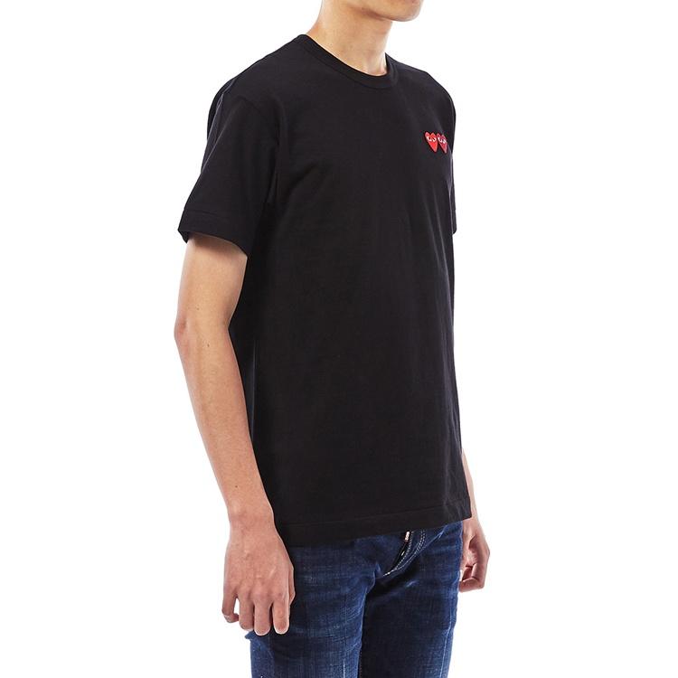 Comme des Garçons PLAY COMME Des GARCONS PLAY Double Heart T-Shirt 'Black' Men's AZ-T226-051-1