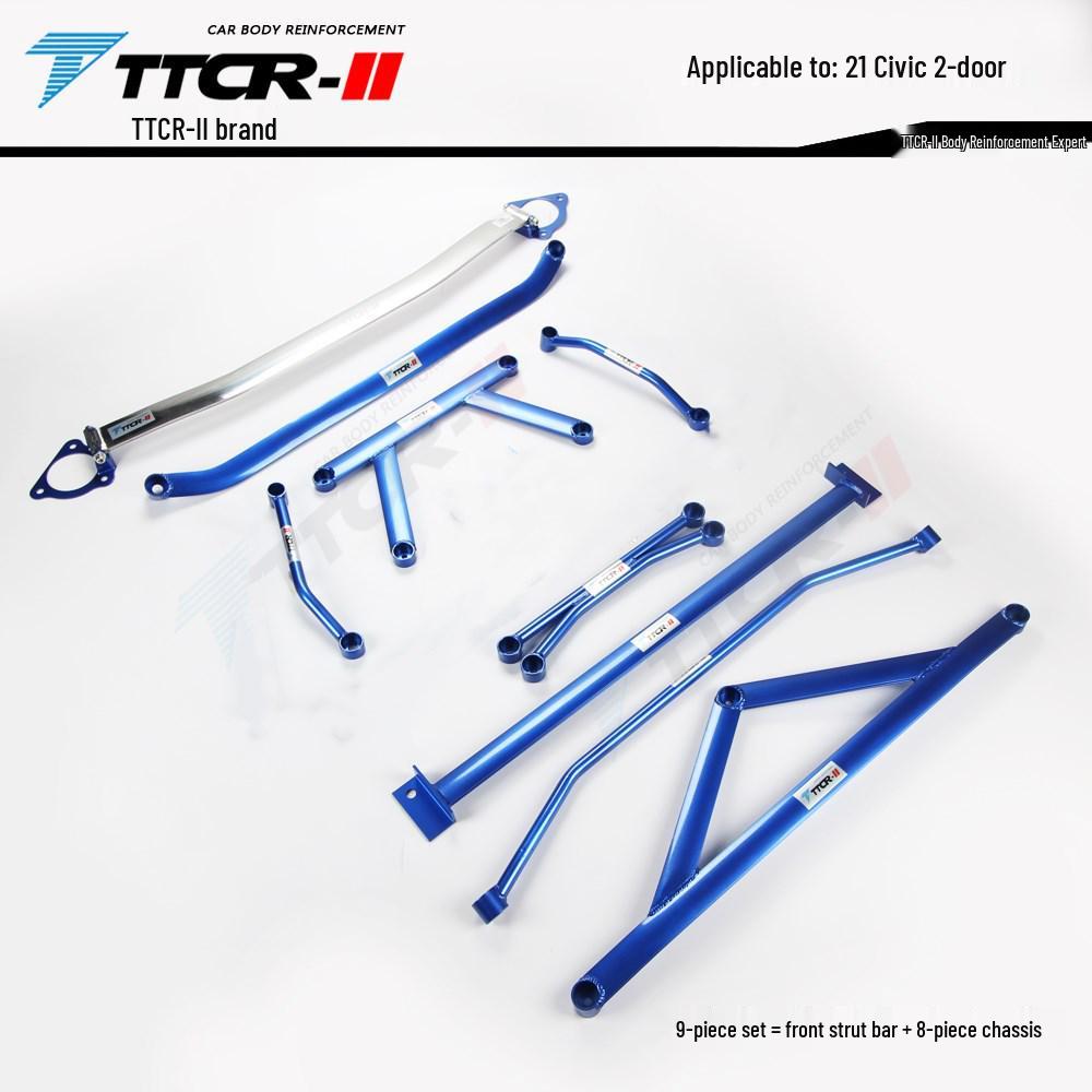 Compatible Sway Bar Chassis Strengthening Parts for 8th–11th Gen Civic, with Specific Compatibility for 10th Gen Models.
