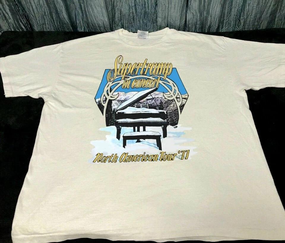 

SUPERTRAMP Band Short Sleeve Gift For Fan White Size S-5XL Shirt Unisex T-Shirt XXXXL