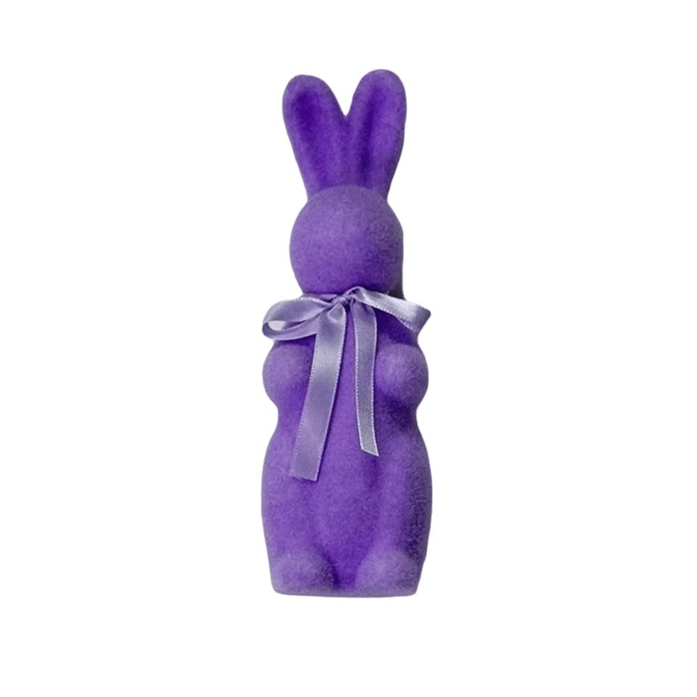 

Cute Design Bunny Decoration With Bow Tie Rabbit Ornaments Indoor Outdoor Lawn