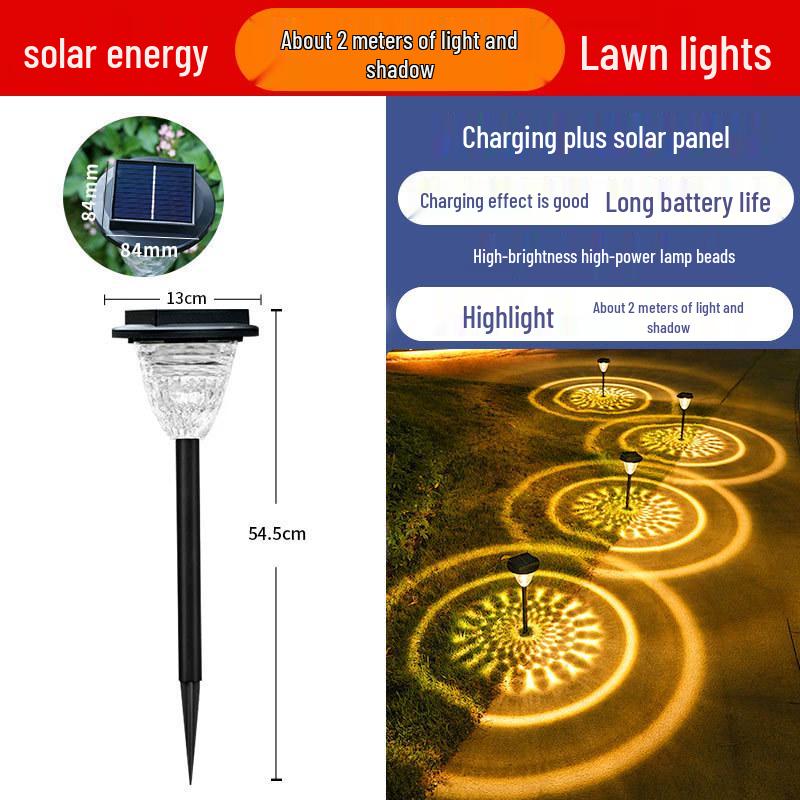 Solar Garden Pathway Lights - Dreamy Outdoor Landscape Decoration
