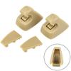 Sun Visor Support Retainer Fastener Clips Beige For GMC 95994975 2PCS ABS & PC