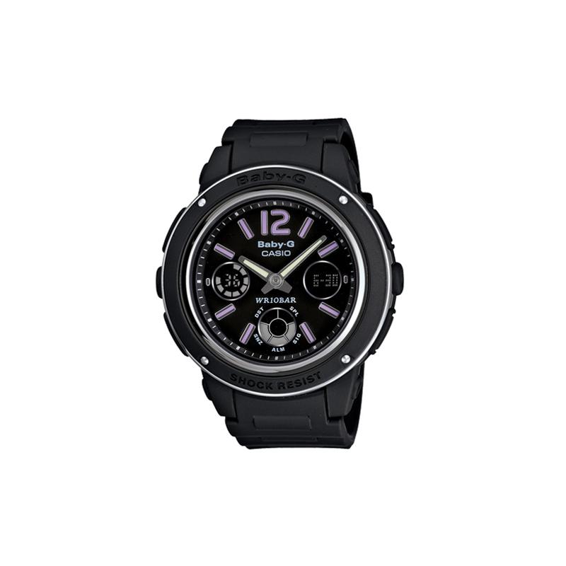 

Casio CASIOBABY-G series 100 meters waterproof quartz movement resin strap Japanese and Korean watch women s watch black dial BGA-150-1B чорний