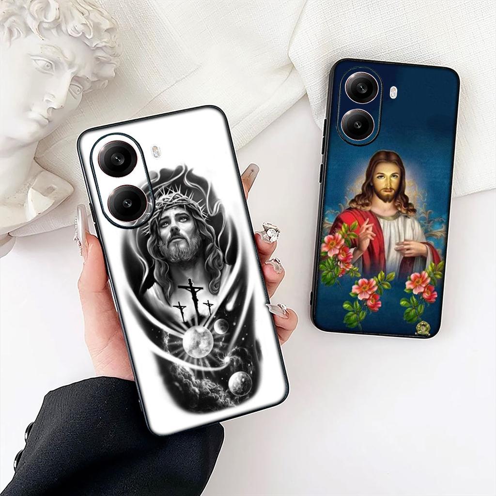 God Jesus Christian Jehovah Cross Christ Case for Motorola Moto E13 E20 E32 E22 E14 E15 G32 G60 G72 G7 G8 G82 G9 Plus Power