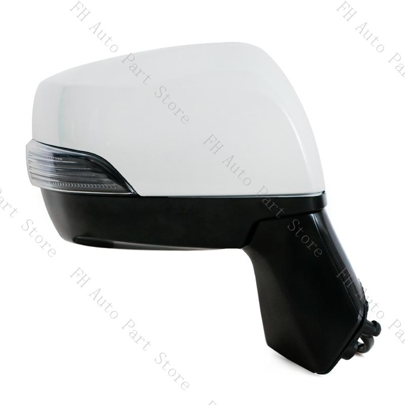 7/9Pins Outside Rearview Mirror Assembly Assy Side Mirror Cover Frame Glass Lens For Subaru Forester 2014 2015 2016 2017