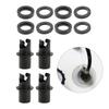4Pcs Inflatable Kayak Pump Adapter Paddle Board Air Pumps Hose Adapter for Inflatables Foot Pump Kayak Air Valves Adapter