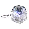 1-Key Mechanical Keycap Tester Keychain With LED Lighting For Stress Reduction And Relaxation For Home Or Office