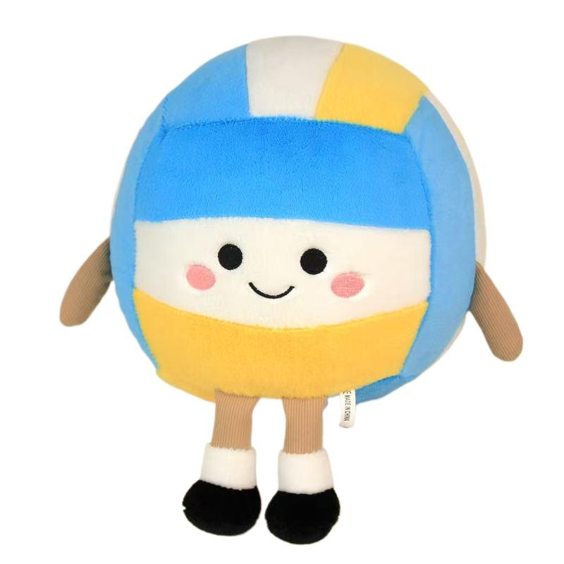 

28cm Simulation New Volleyball Doll Pillow Filled with Plush Toys, Cartoon Anime Cute Children s Birthday Gifts, Fun Dolls